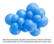 Balony Tuftex 17", pastel niebieskie , 25 szt.