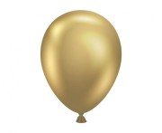 Balony Tuftex 5", metalik złote, 50 szt.