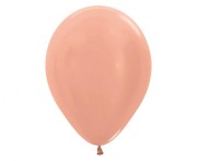 Balony Sempertex 12", Metallic Różowozłote, 50 szt.