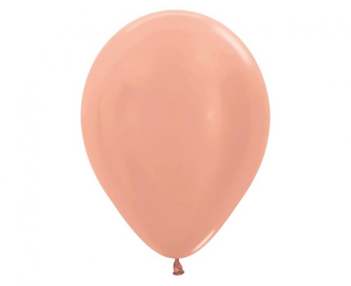 Balony Sempertex 12", Metallic Różowozłote, 50 szt.