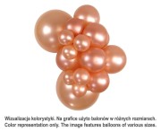 Balony Sempertex 12", Metallic Różowozłote, 50 szt.