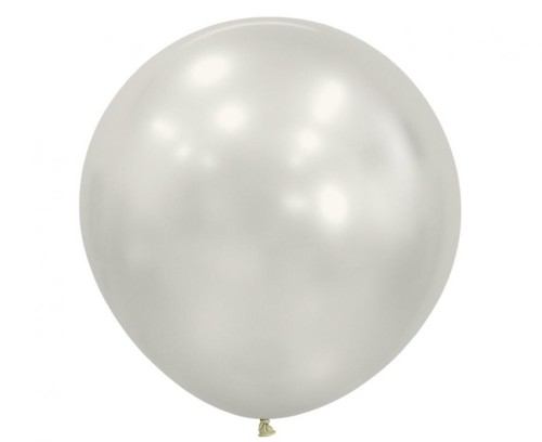 Balony Sempertex 24", Silk, Białe, 3 szt.