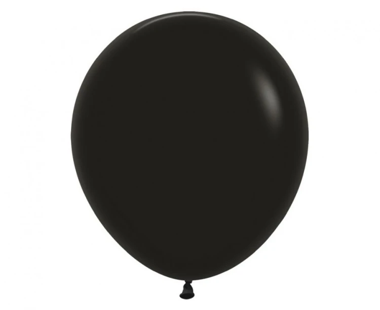 Balony Sempertex 18", Czarne, 25 szt.