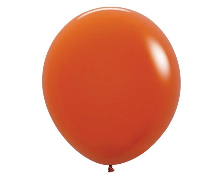 Balony Sempertex 18", Ciemnopomarańczowe, 25 szt.