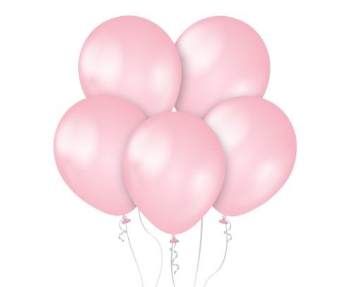 Balony Kalisan 11", perłowe różowe, 50 szt.