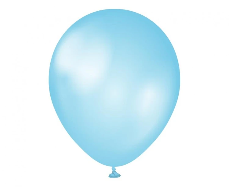 Balony Kalisan 11", perłowe błękitne, 50 szt.