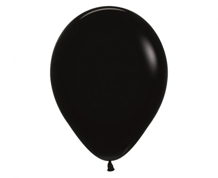 Balony Sempertex 12", Czarne, 50 szt.