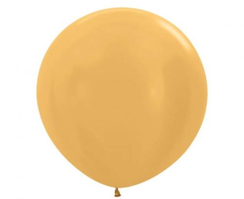 Balony Sempertex 24", Metaliczne, Złote, 3 szt.