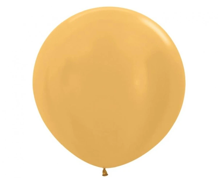 Balony Sempertex 24", Metaliczne, Złote, 3 szt.