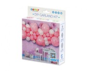 Girlanda balonowa DIY Baby Pink, 65 szt.
