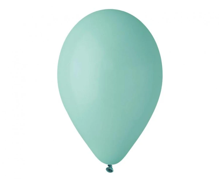 Balony miętowe pastelowe 30 cm - zestaw 100 sztuk Tiffany