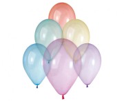 Balony Gemar 12", crystal mix, 100szt.