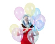 Balony Gemar 12", crystal mix, 100szt.