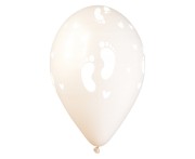 Balony Gemar 13", stópki dziecięce, lniane, 50szt