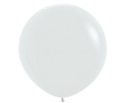 Balony Sempertex 24", Białe, 3 szt.