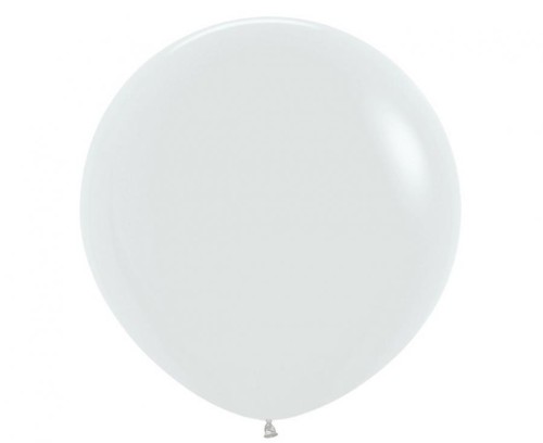 Balony Sempertex 24", Białe, 3 szt.