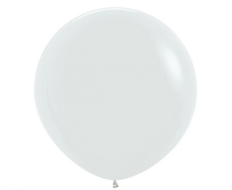 Balony Sempertex 24", Białe, 3 szt.