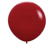 Balony Sempertex 24", Burgundowe, 3 szt.