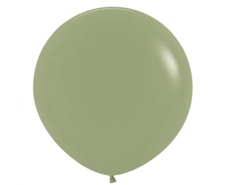 Balony Sempertex 24", Zielony Eukaliptus, 3 szt.