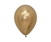 Balony Sempertex 5", Chromowane Złote, 50 szt.