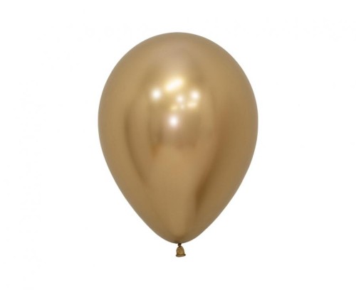 Balony Sempertex 5", Chromowane Złote, 50 szt.