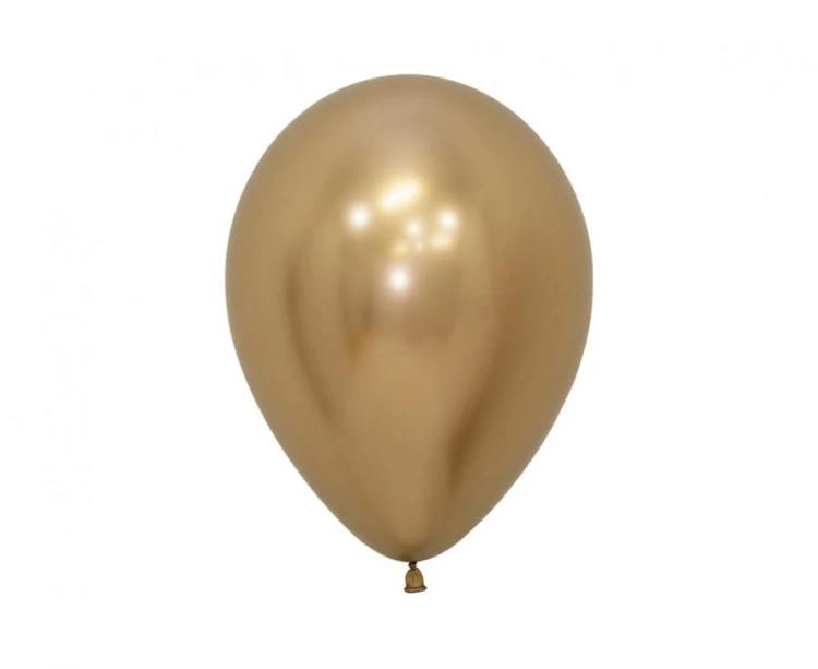 Balony Sempertex 5", Chromowane Złote, 50 szt.