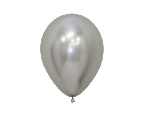 Balony Sempertex 5", Chromowane Srebrne, 50 szt.