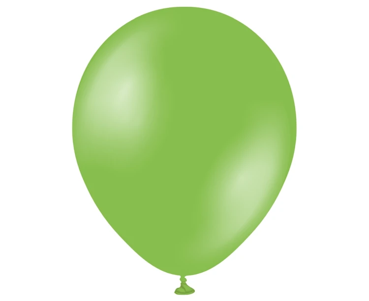 Balony Kalisan 11", metalik limonkowe, 50 szt.