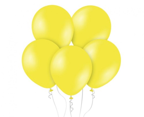 Balony Kalisan 11", metalik żółte, 50 szt.