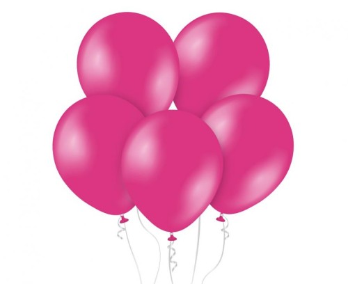 Balony Kalisan 11", metalik fuksja, 50 szt.
