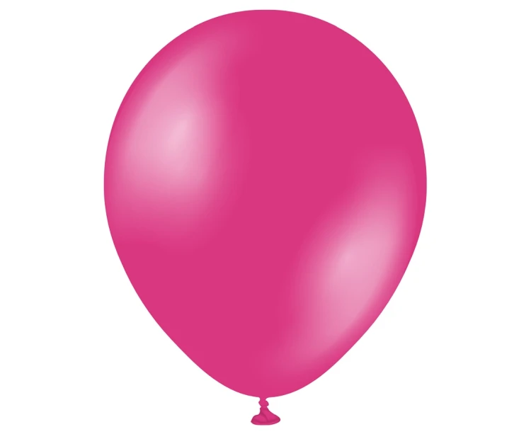 Balony Kalisan 11", metalik fuksja, 50 szt.