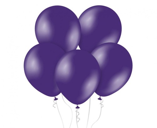 Balony Kalisan 11", metalik fioletowe, 50 szt.