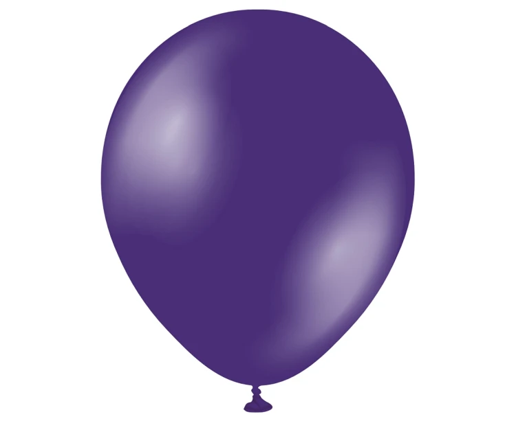 Balony Kalisan 11", metalik fioletowe, 50 szt.