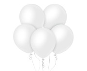 Balony Kalisan 11", opalizujące satin śnieżnobiałe, 50 szt.