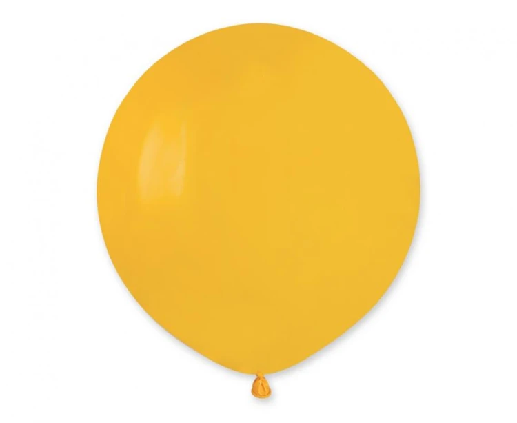 Balony G19 pastel 19" - Yellow 003 / 25 szt.
