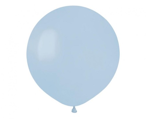 Balony Gemar 19", pastel pudrowy błękitny, 25szt.