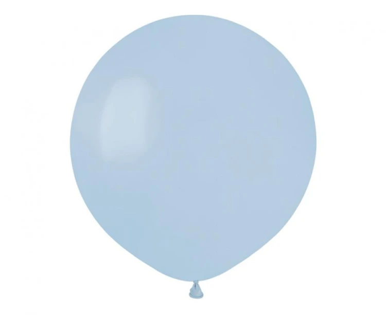 Balony Gemar 19", pastel pudrowy błękitny, 25szt.