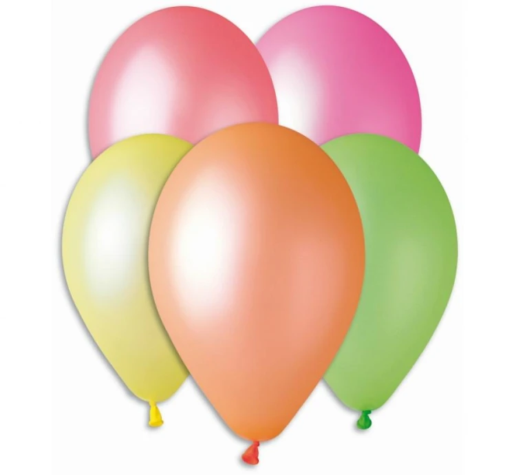 Balon GF90 fluor 10" - "różnokolorowy" / 100 szt.