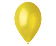 Balony GM90 metal 10" - żółte 30/ 100 szt.