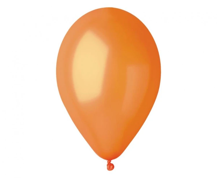 Balony GM90 metal 10" - pomarańczowe 31/ 100 szt.