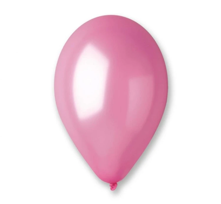 Balony GM90 metal 10" - różowe 33/ 100 szt.