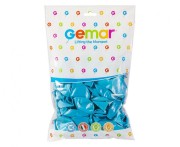 Balony GM90 metal 10" - błękitne 35/ 100 szt.