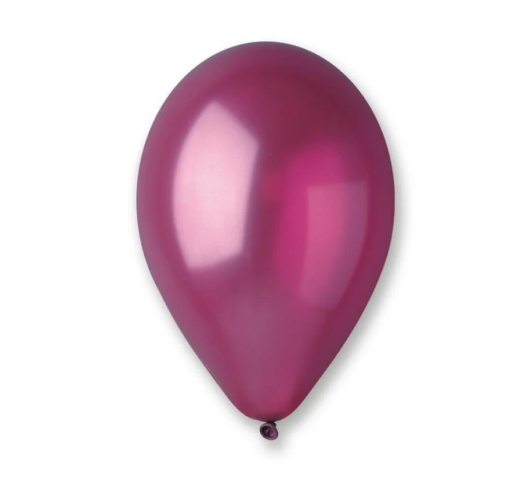 Balony GM90 metal 10" - bordowe 52/ 100 szt.
