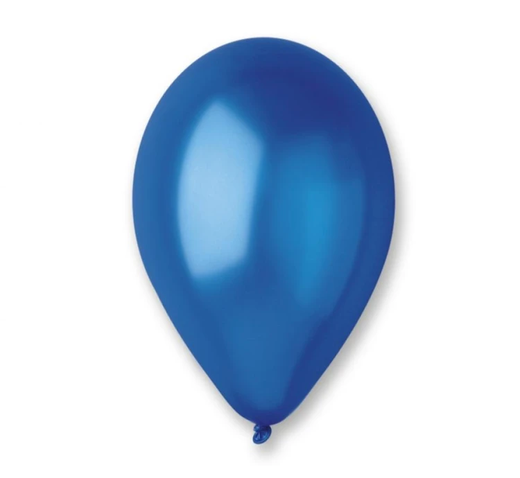 Balony GM90 metal 10" - granatowe 54/ 100 szt.