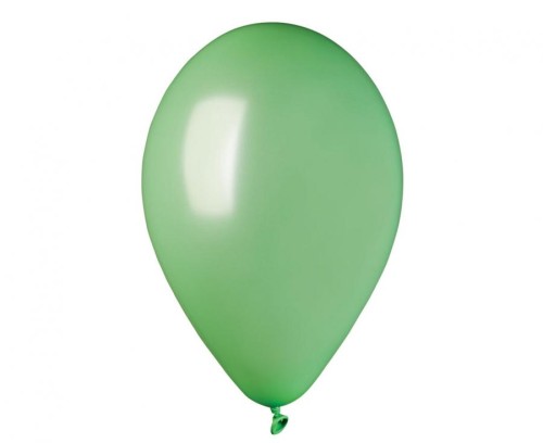Balony GM90 metal 10" - zielone miętowe 94/ 100 szt.