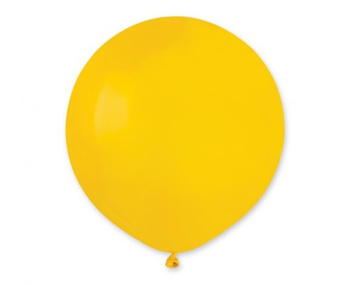 Balony G19 pastel 19" - Yellow 002 / 25 szt.
