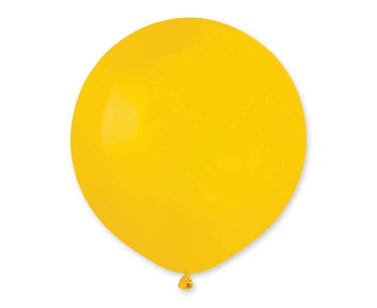 Balony G19 pastel 19" - Yellow 002 / 25 szt.