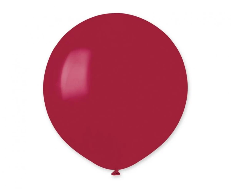 Balony G19 pastel 19" - Burgundy 047 / 25 szt.