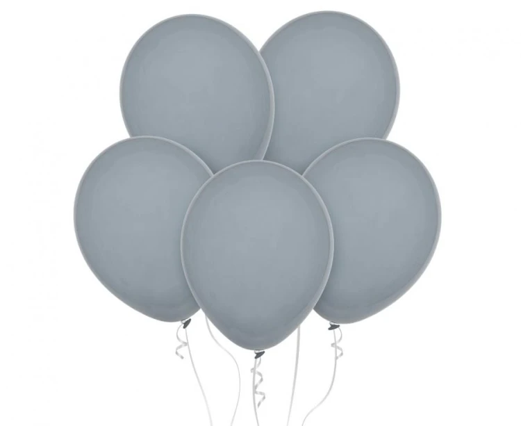 Balony Decomex 11", pastel Grey, 100 szt.