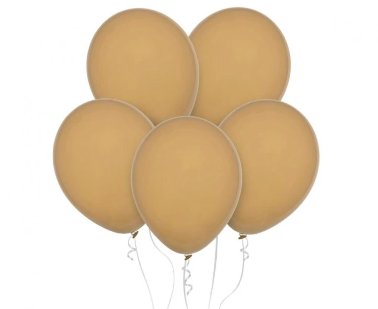 Balony Decomex 11", pastel Desert Sand, 100 szt.